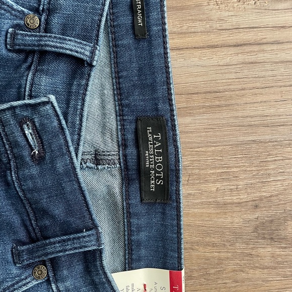 Talbots jeans, with tags, size 8petite! - Picture 2 of 4